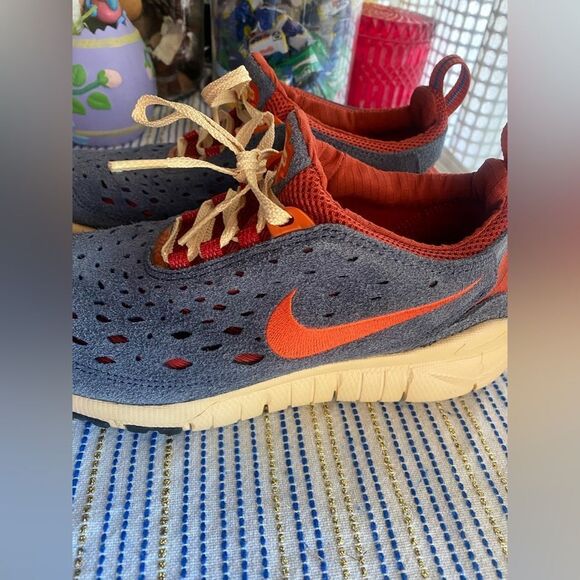Nike Free Run Trail 'Thunder Blue' Suede CW5814-400 New Size 7 No Box Men’s - Picture 15 of 16